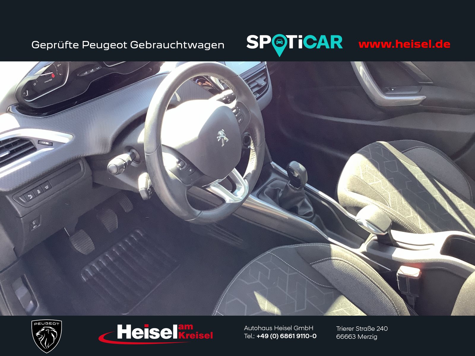 Foto 1 - PEUGEOT 2008 1.2 PureTech Active, platinum grau