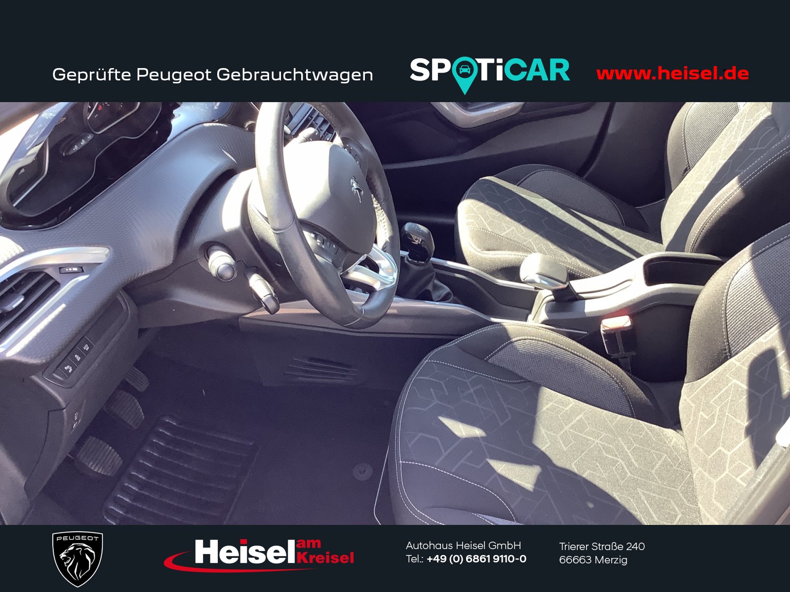 Foto 1 - PEUGEOT 2008 1.2 PureTech Active, platinum grau