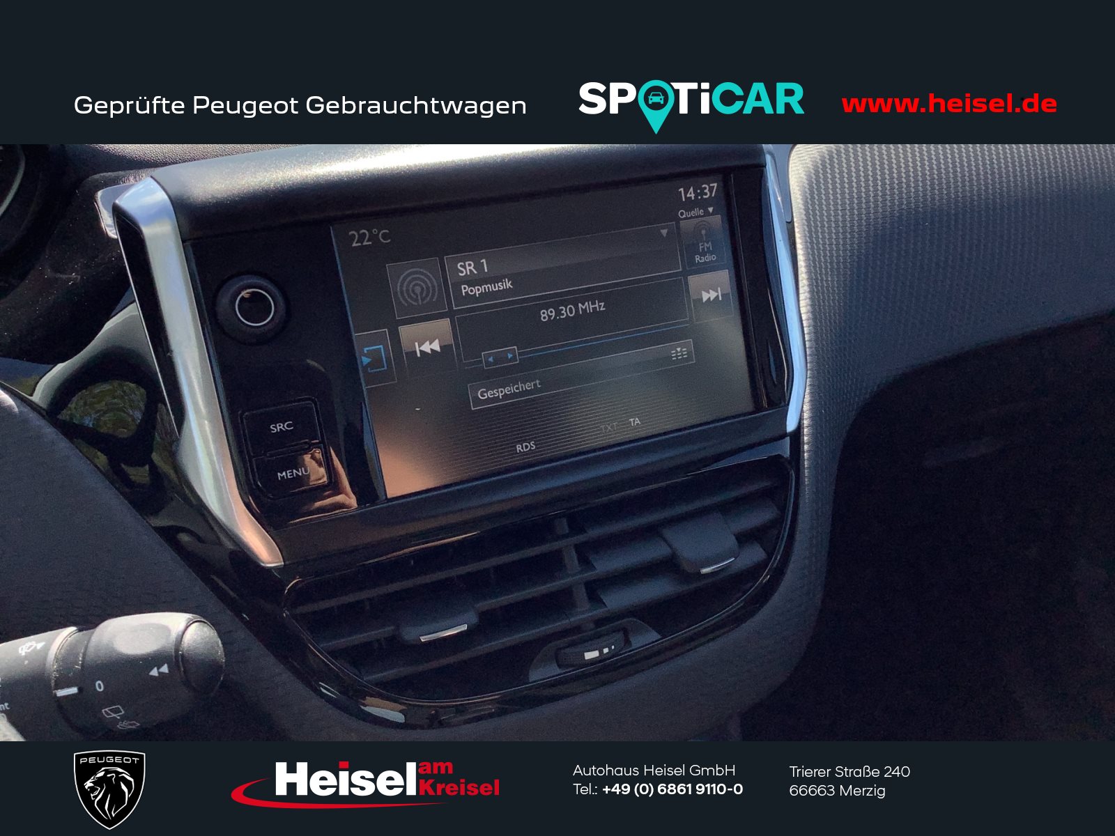 Foto 1 - PEUGEOT 2008 1.2 PureTech Active, platinum grau
